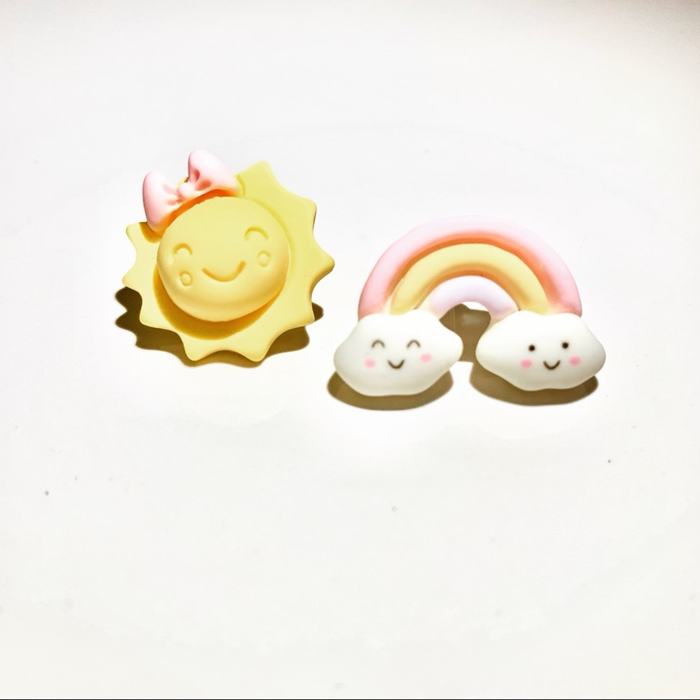 Rainbow & Sun Earrings!